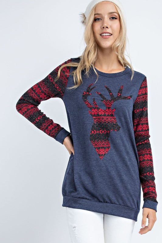 Reindeer Sleigh Sweater