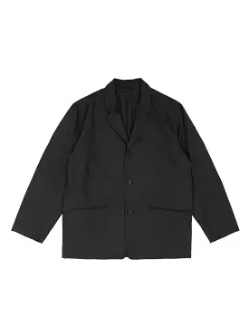 Relaxed Wool Jacket Ink Black