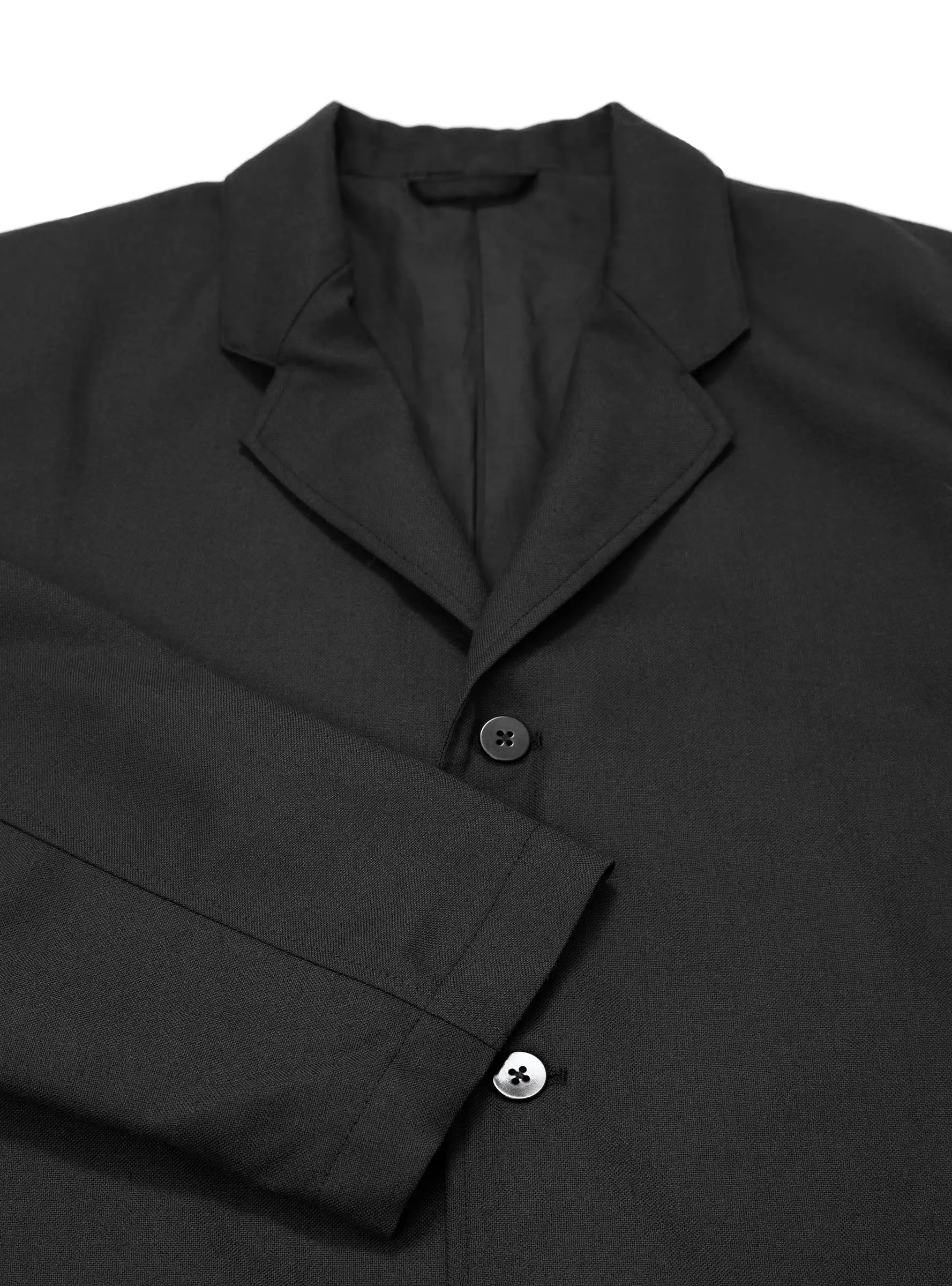 Relaxed Wool Jacket Ink Black