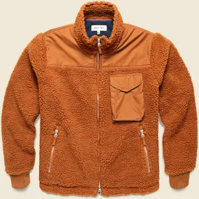 Sherpa Zip Jacket - Amber