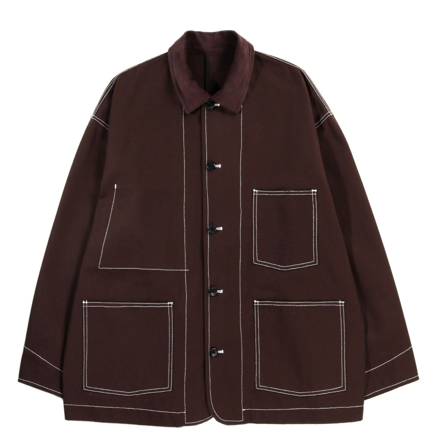 S.K. MANOR HILL BARN COAT BROWN COTTON CANVAS