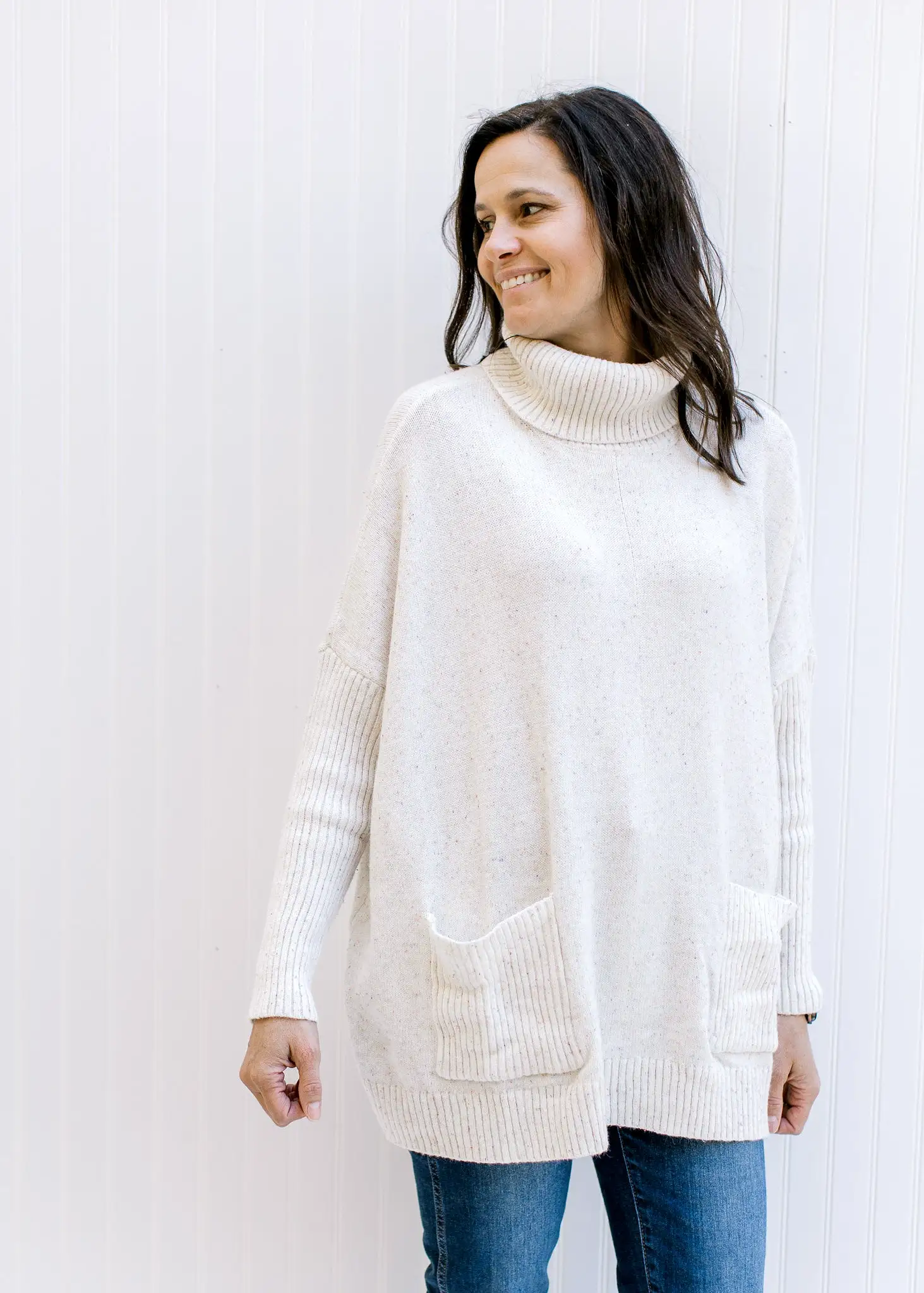 Speckled Ivory Sweater