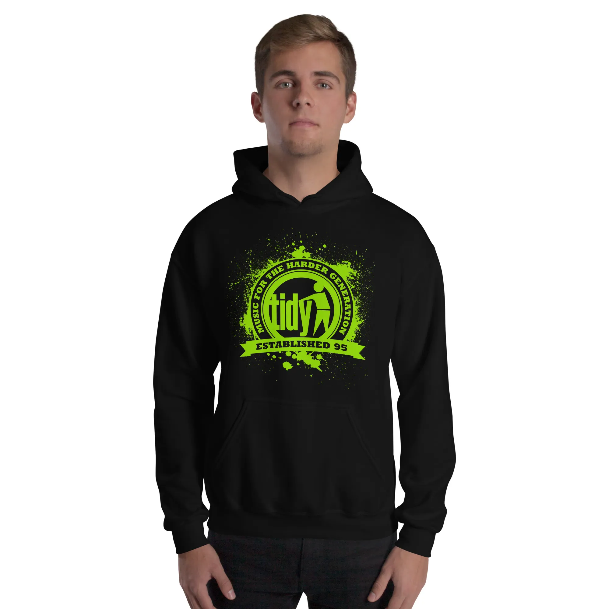 Splash Logo (Green) Unisex Hoodie