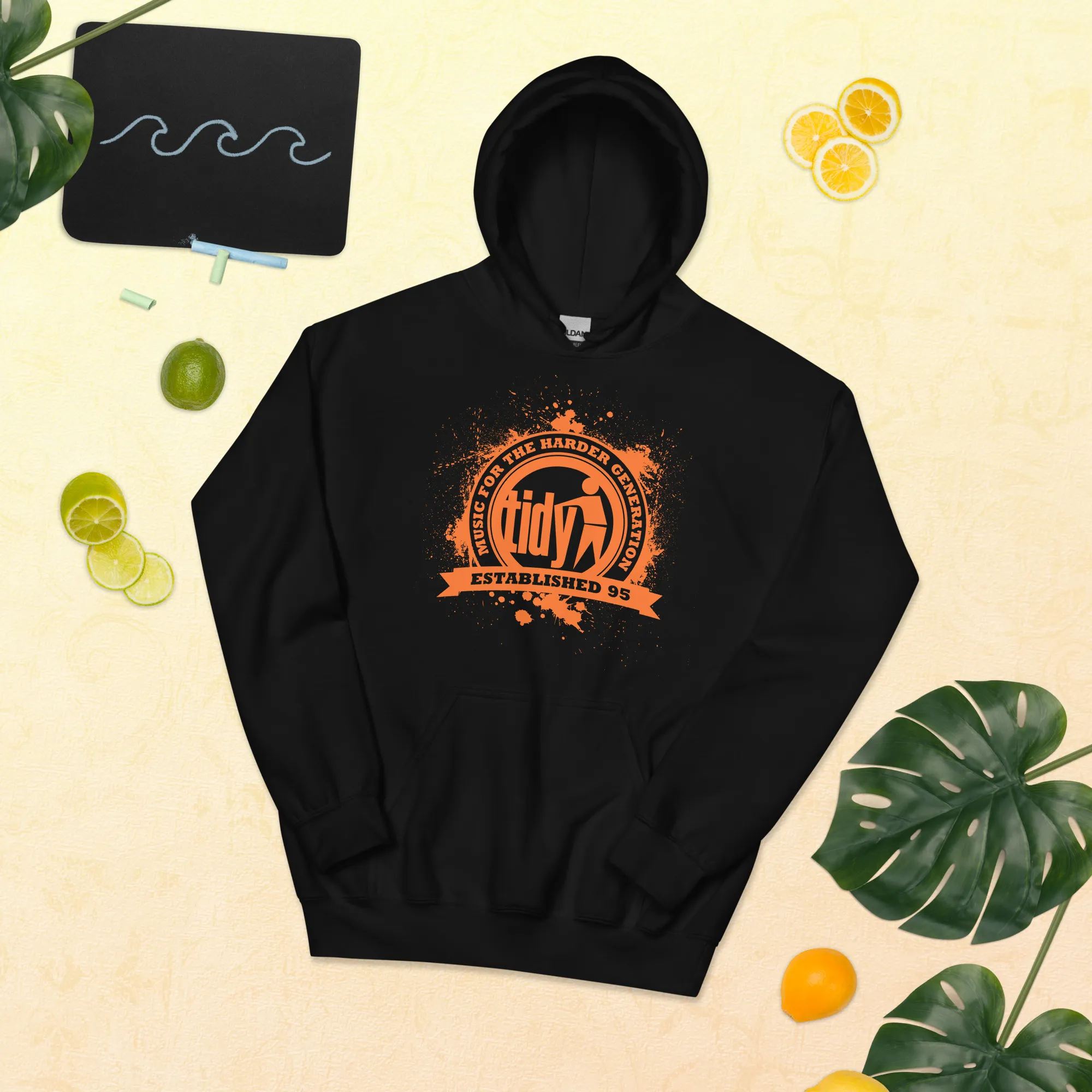 Splash Logo (Orange) Unisex Hoodie