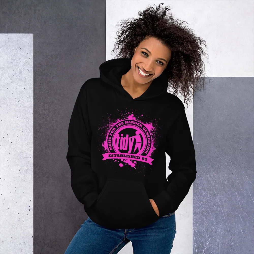 Splash Logo (Pink) Unisex Hoodie