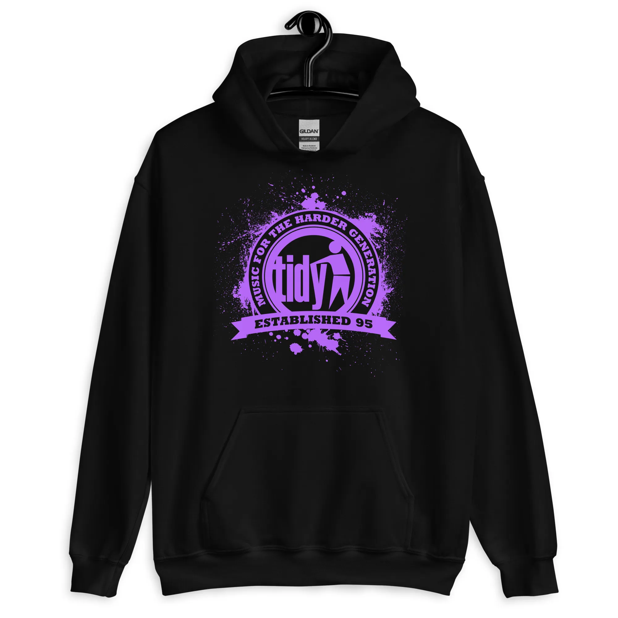 Splash Logo (Purple) Unisex Hoodie