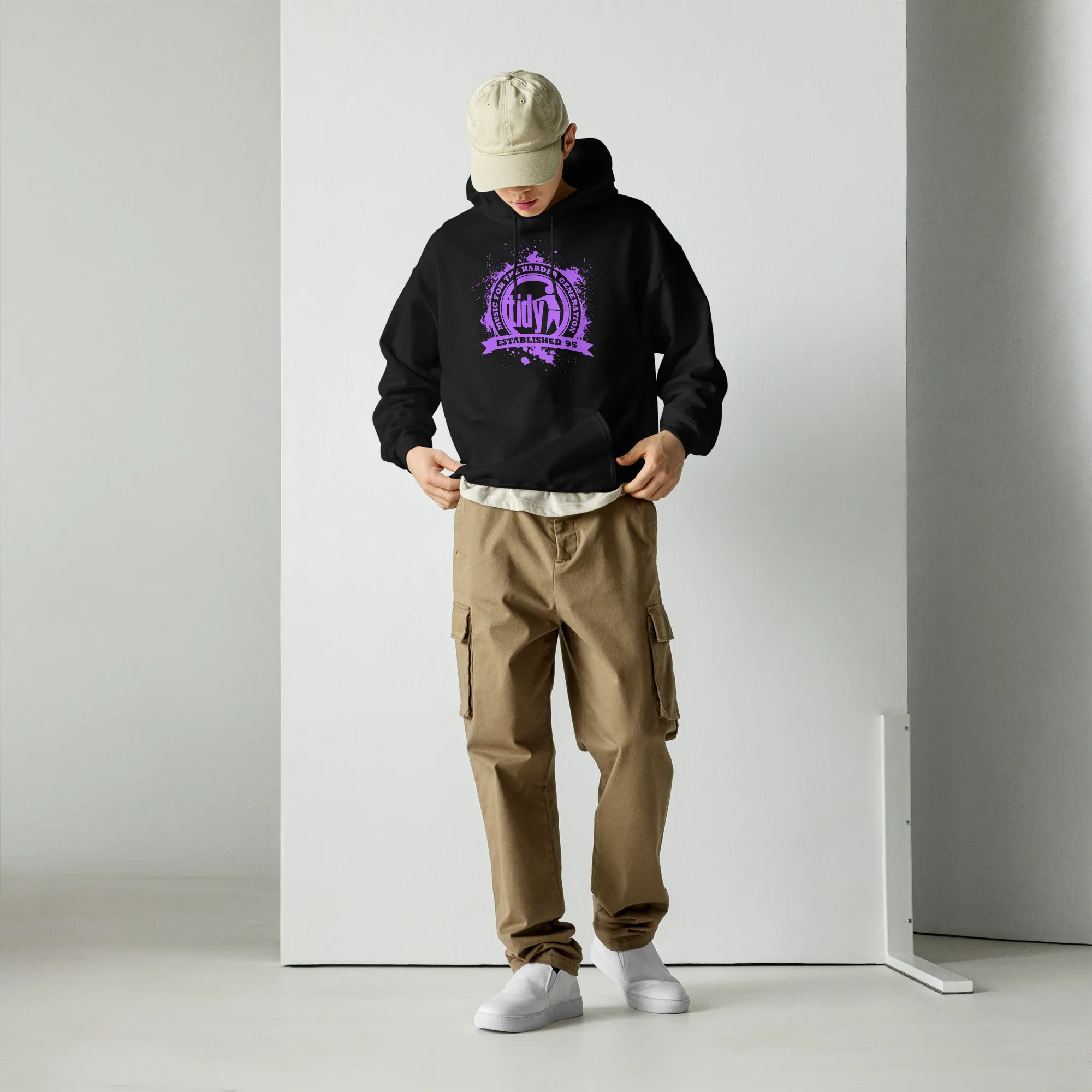 Splash Logo (Purple) Unisex Hoodie