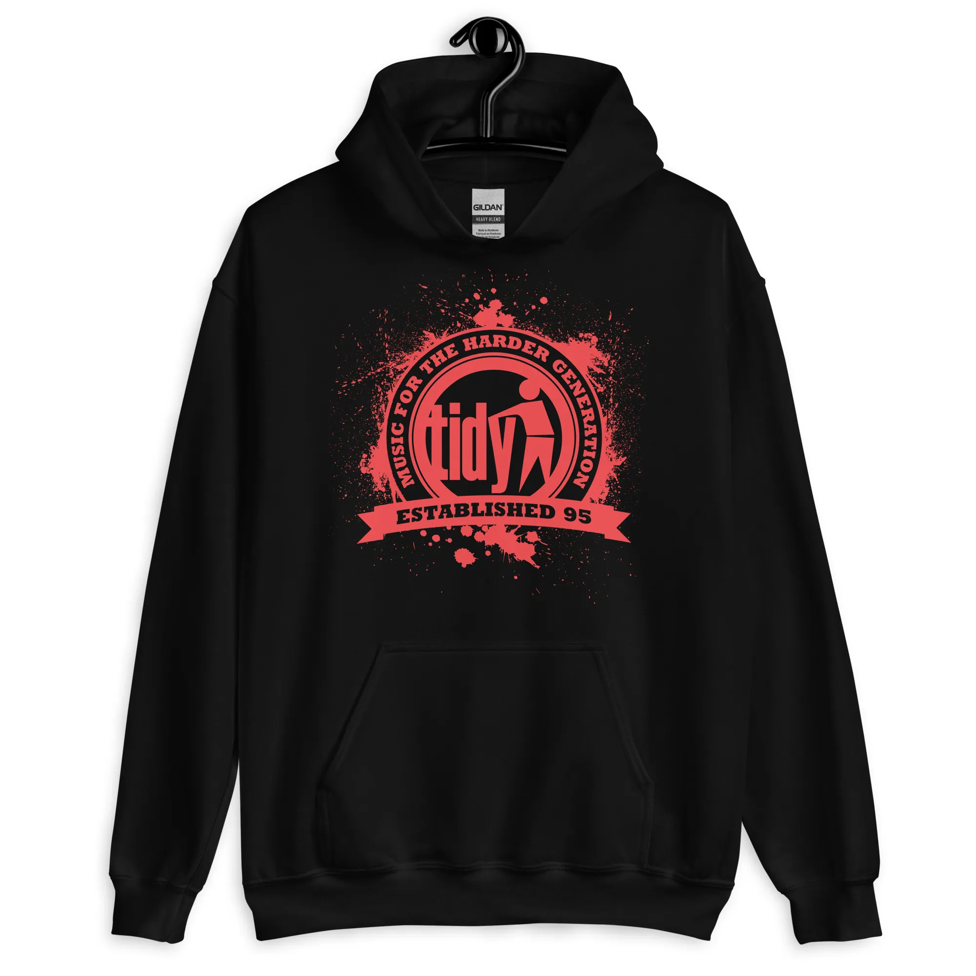 Splash Logo (Red) Unisex Hoodie