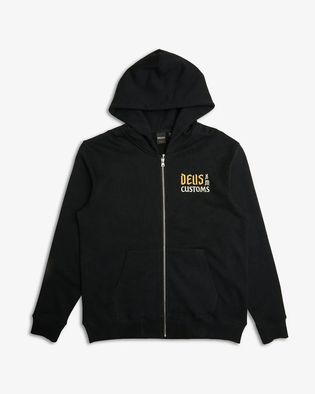 SUPPORTER ZIP HOODIE  - BLACK