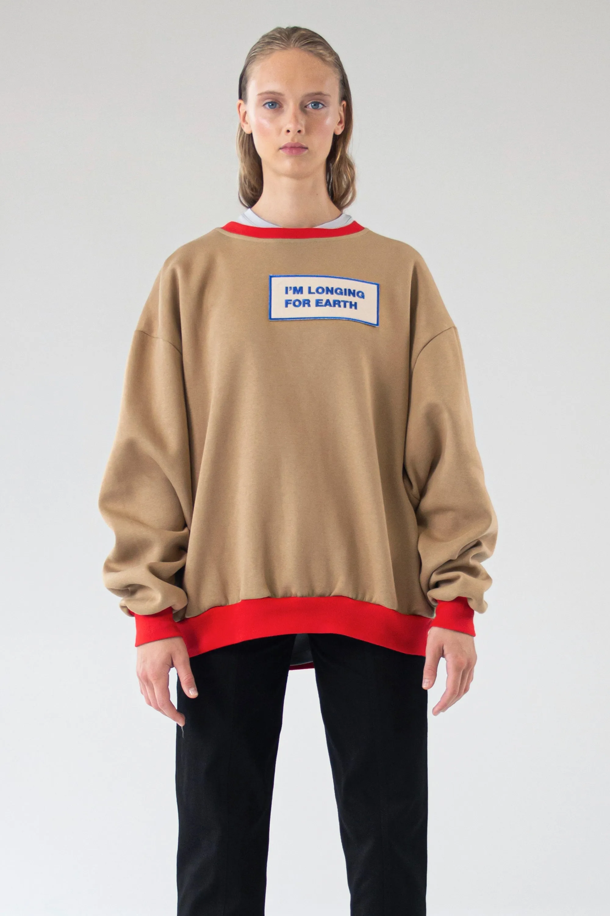 Sweater I'm longing for earth oversize