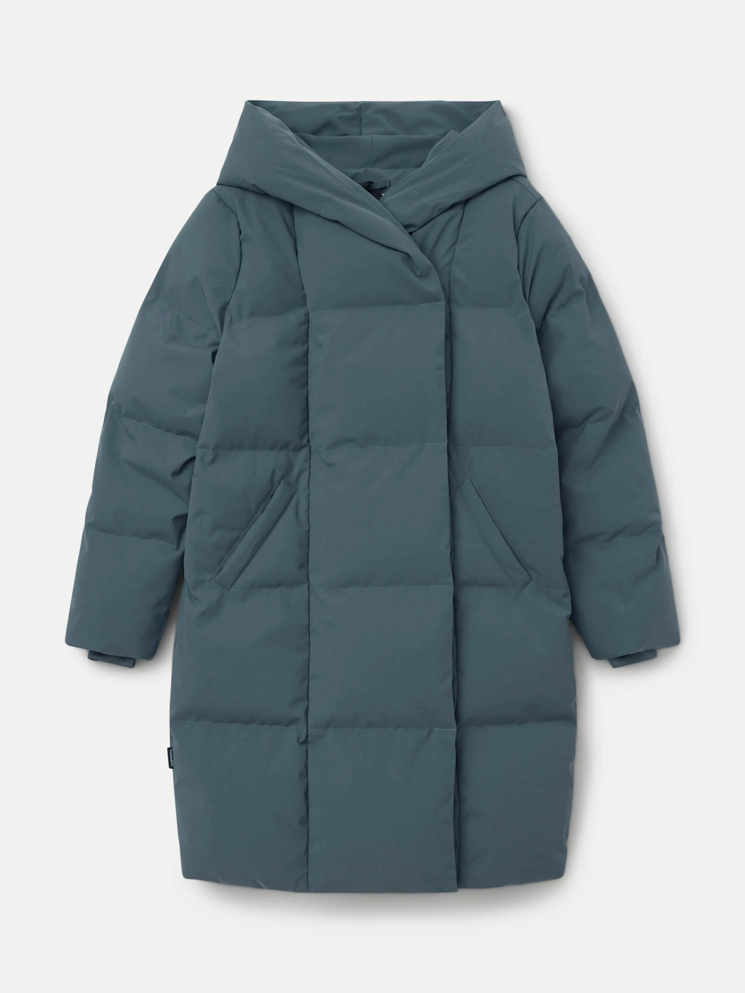 The Hygge Puffer Coat in Slate