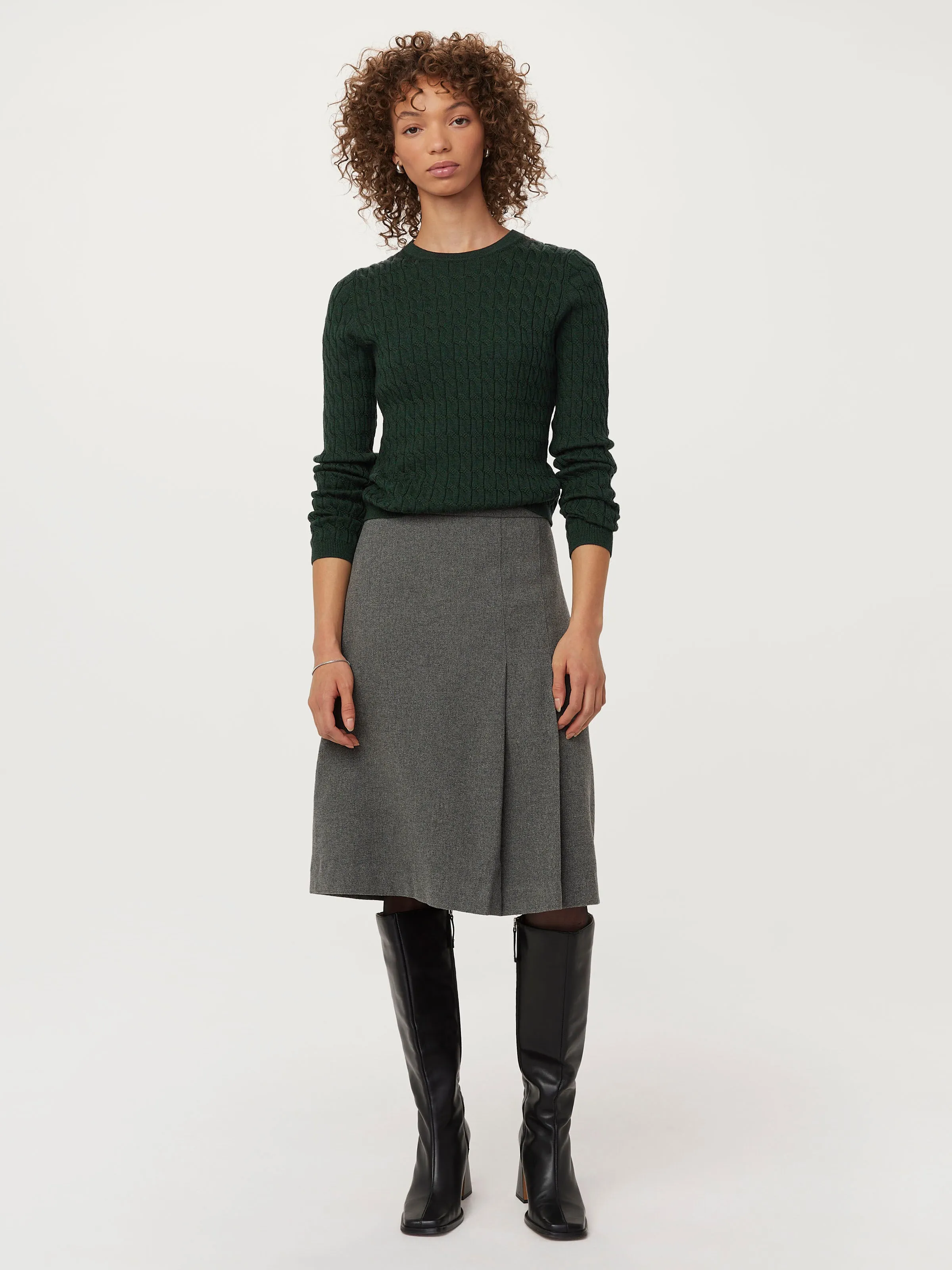 The Merino Wool Sweater  in Pine Grove