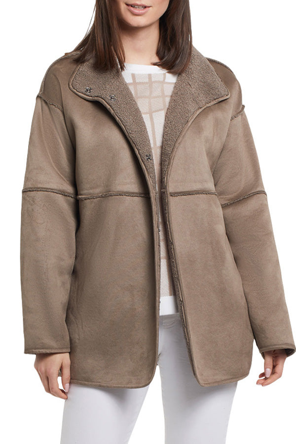 Tribal Reversible Sherpa Coat