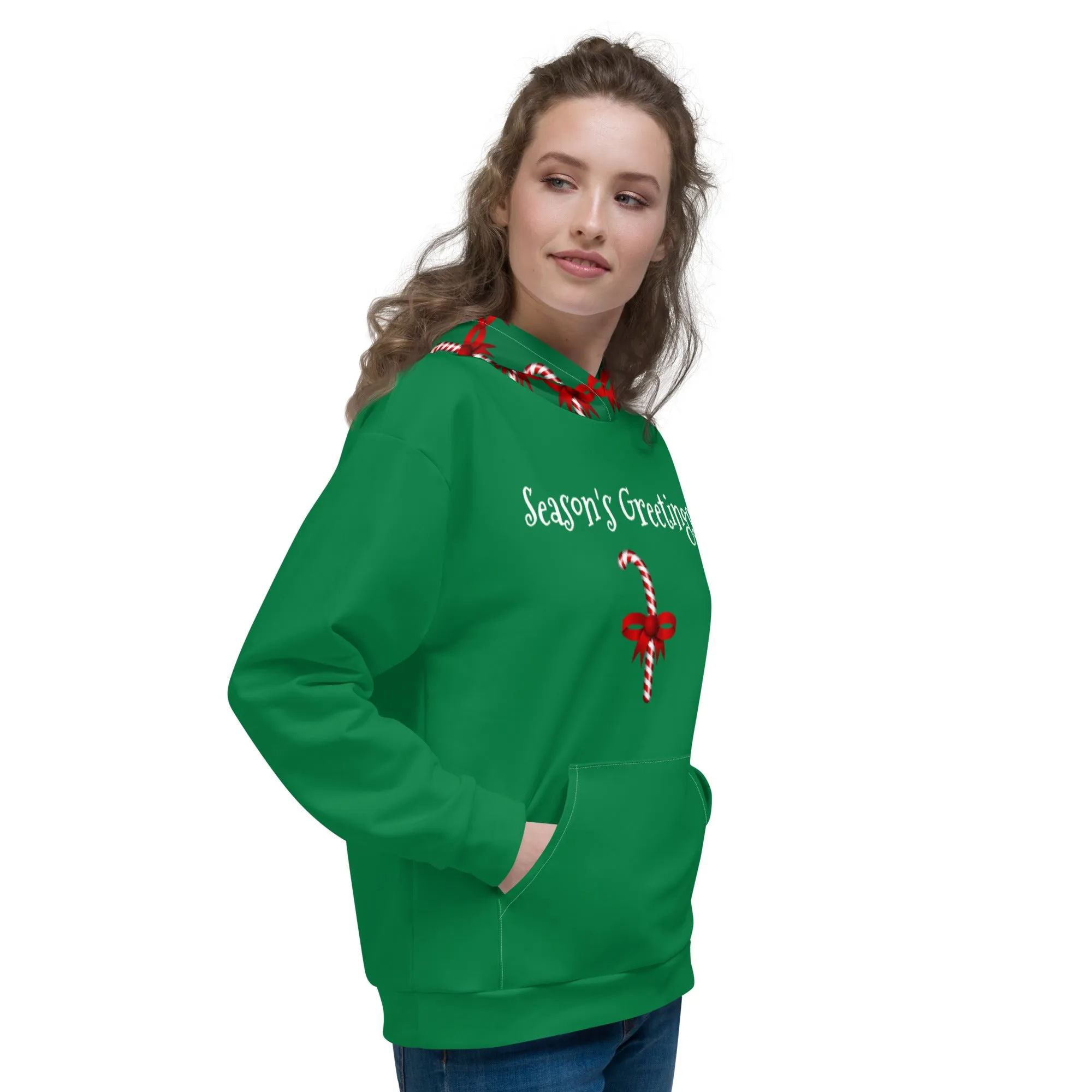 Unisex Hoodie Candy Canes