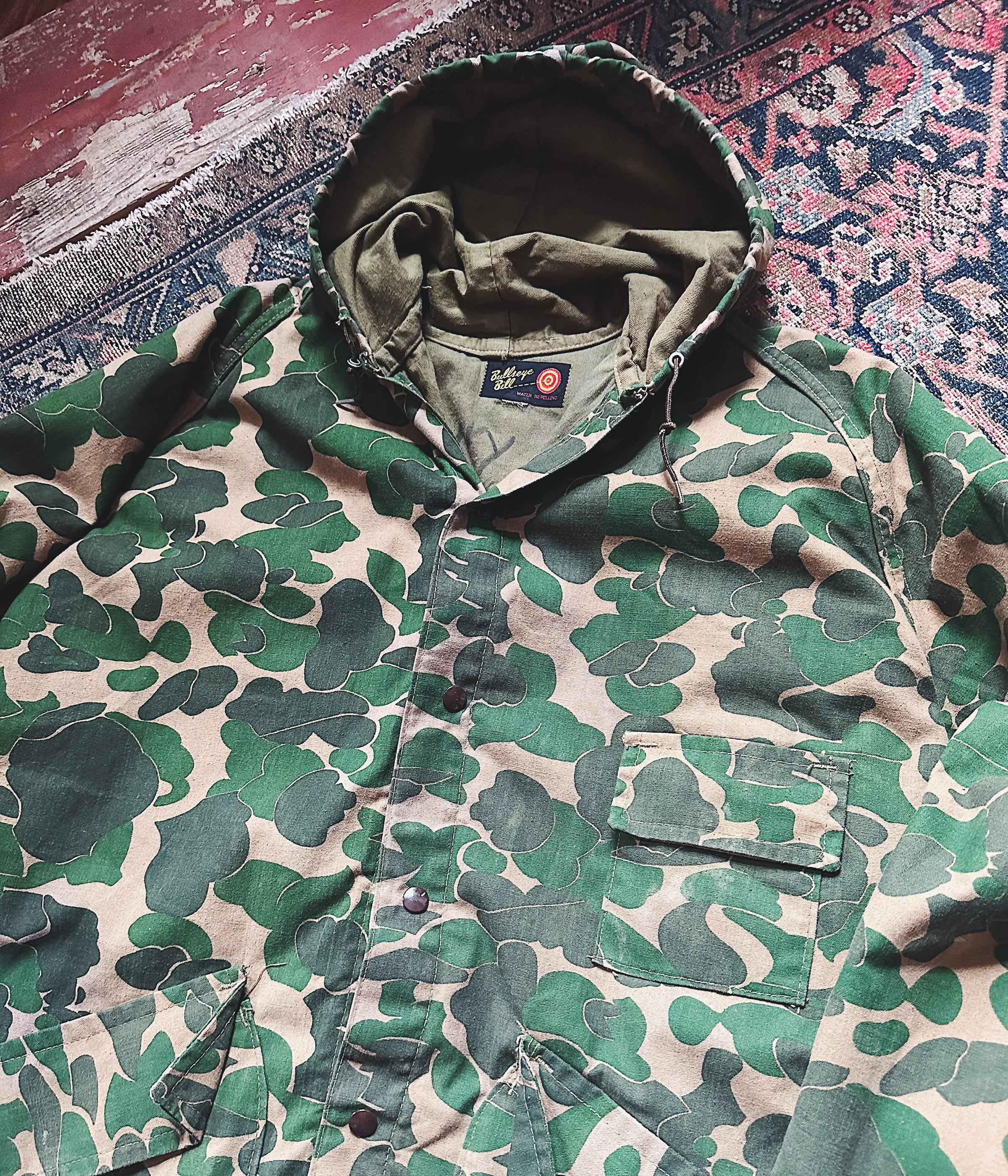 Vintage Bullseye Bill Duck Camo Parka