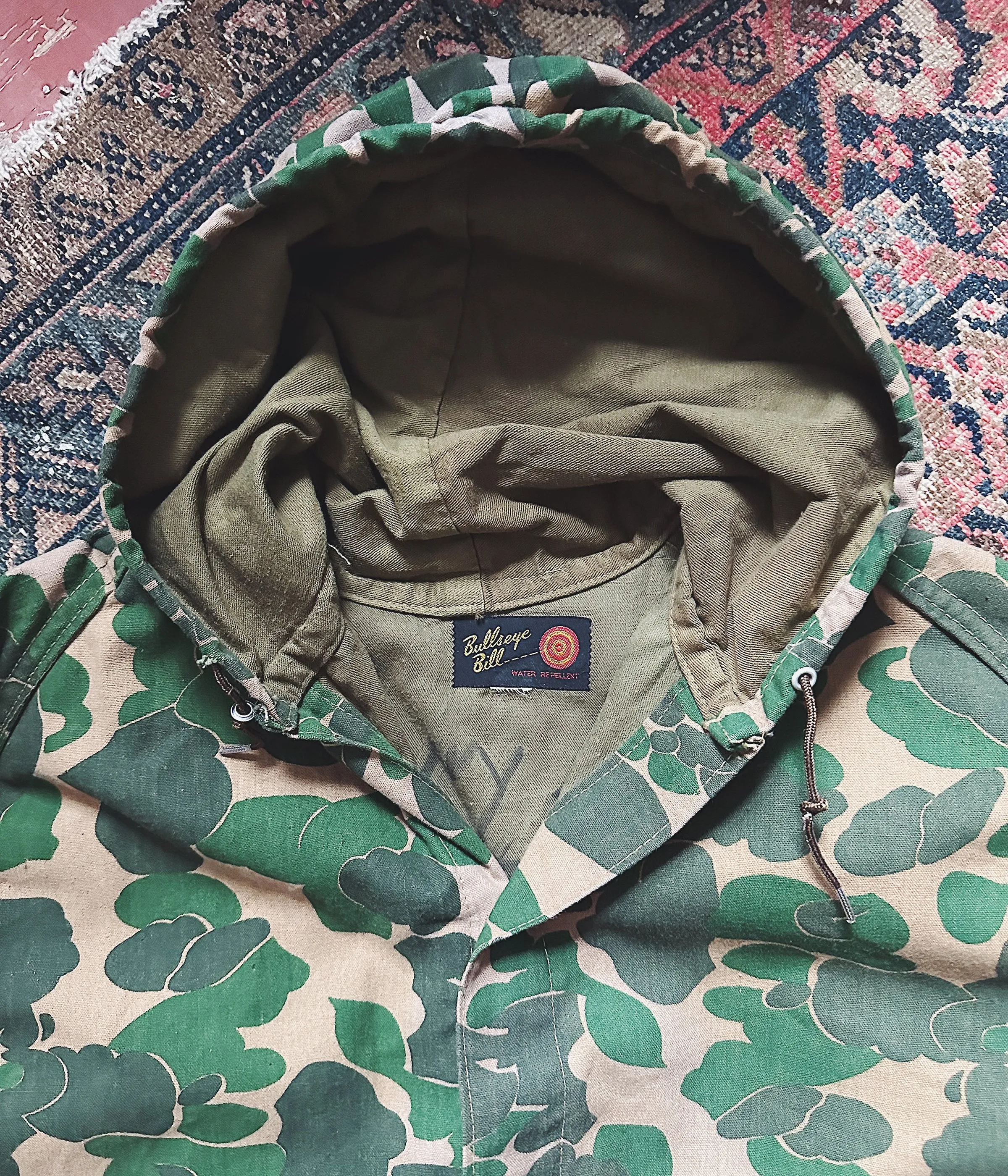 Vintage Bullseye Bill Duck Camo Parka