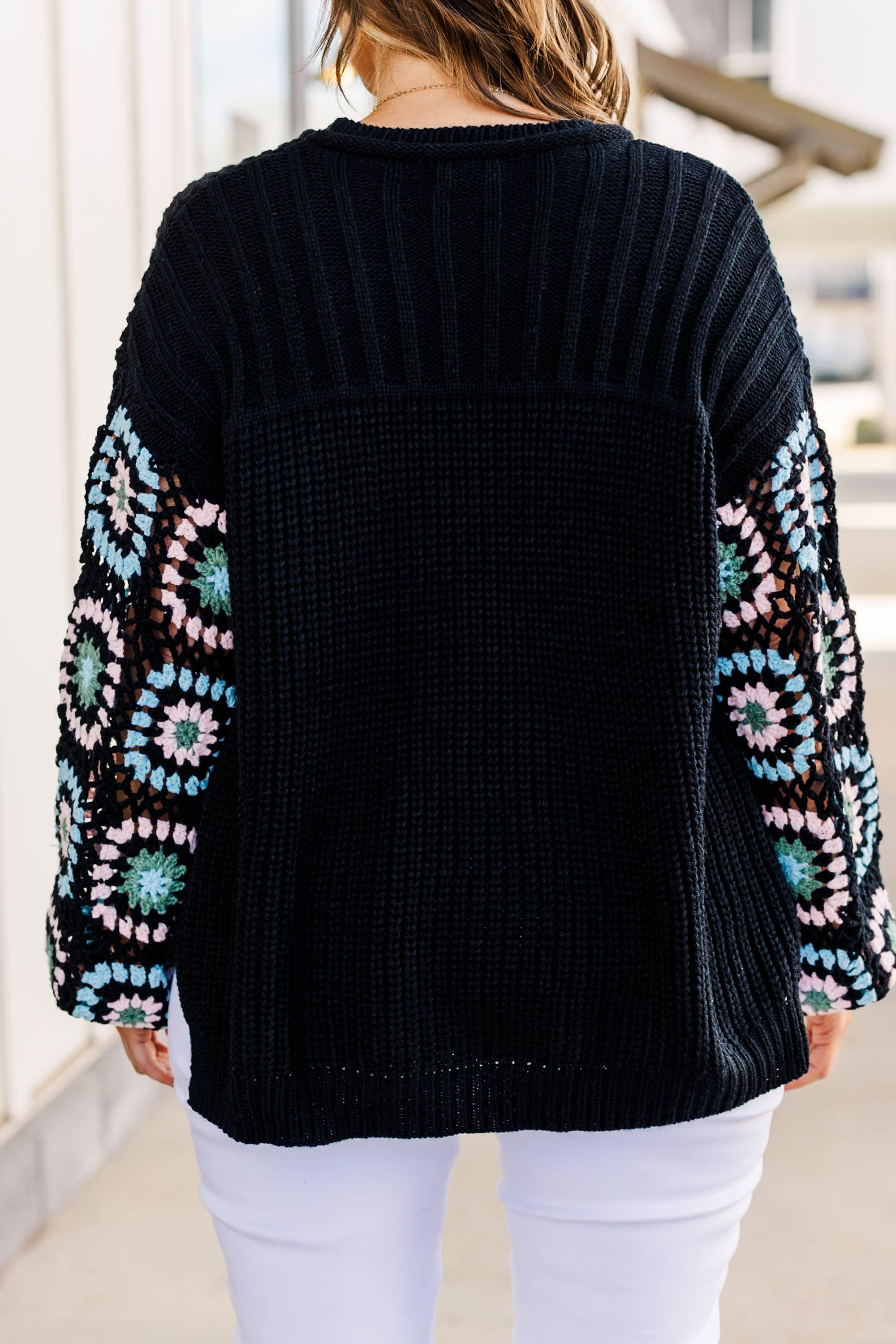 War And Peace Sweater, Black