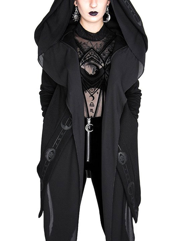 Women's Fortune Teller Hoodie with Veil