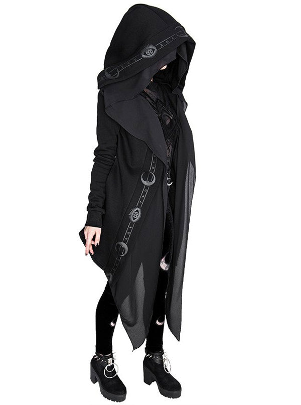 Women's Fortune Teller Hoodie with Veil