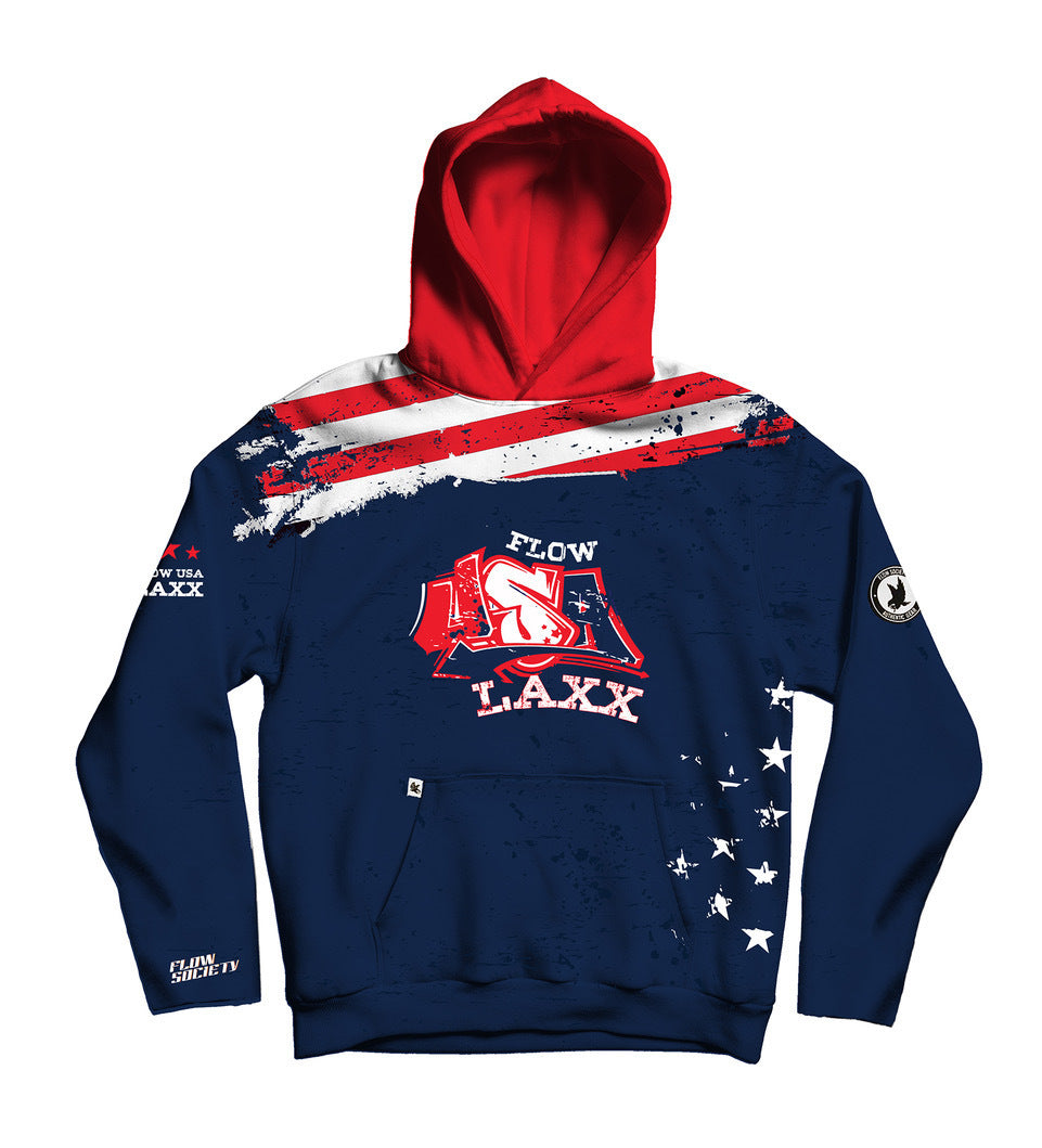 Youth USA Flow Laxx Hoodie