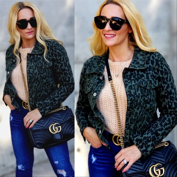 Zoey Animal Print Jacket